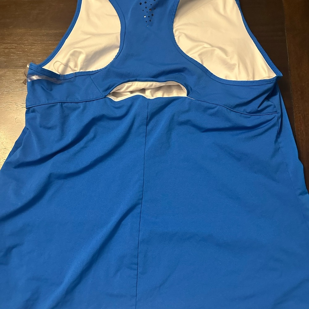 Adidas Blue Performance Tank - Picture 3 of 3
